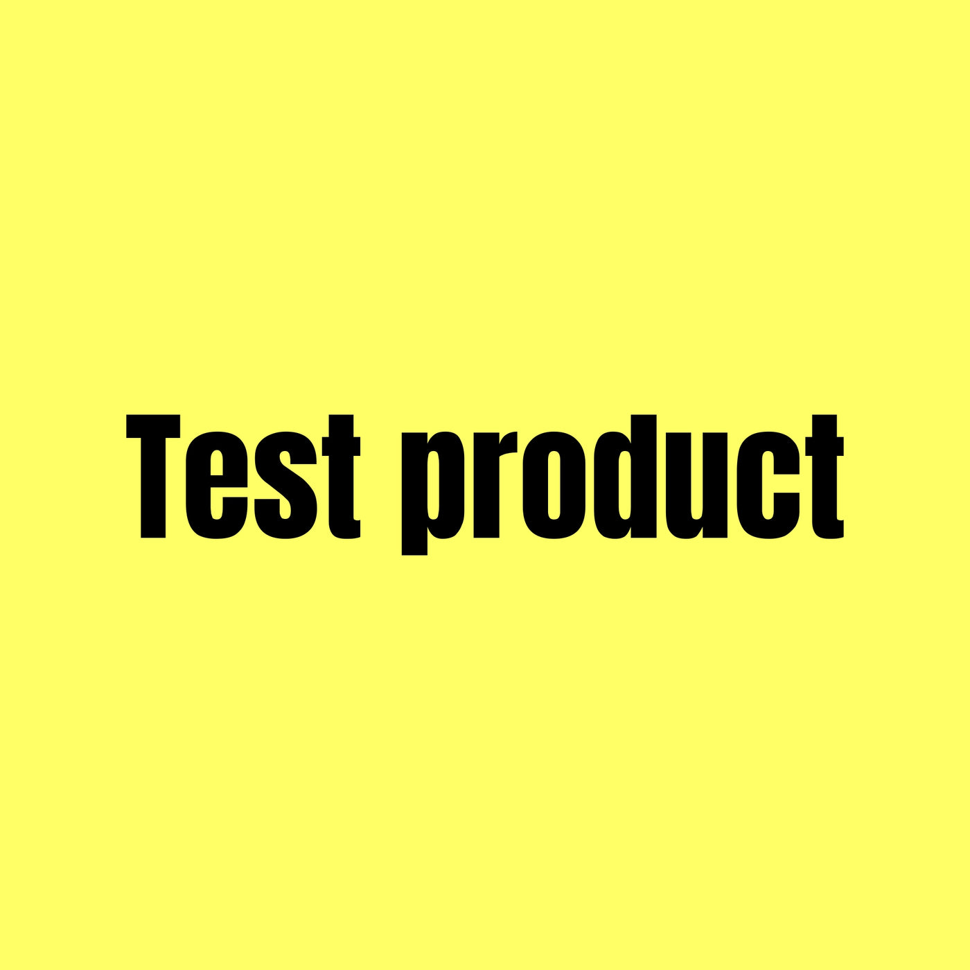 test product
