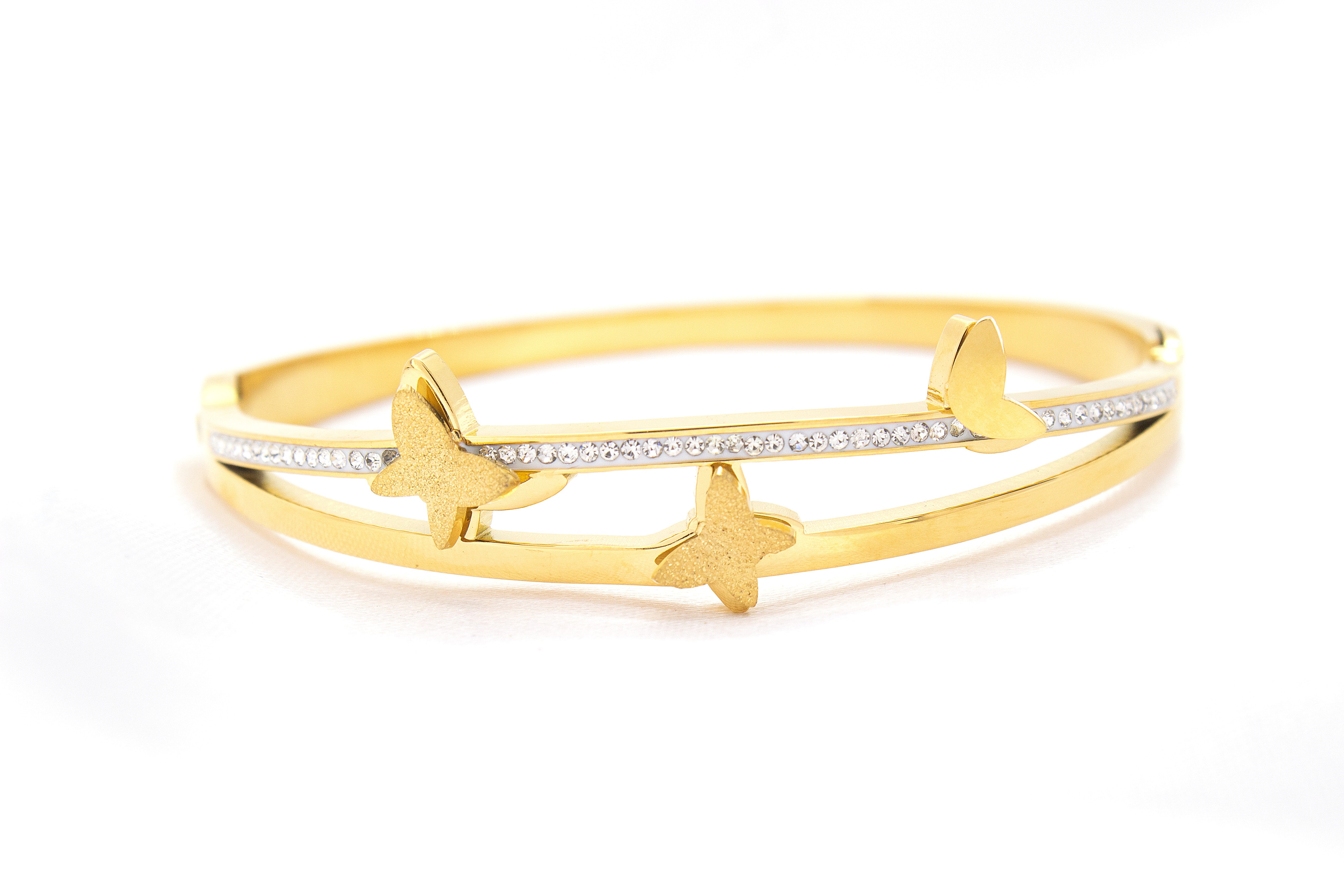 BUTTERFLY CRYSTAL BRACELET