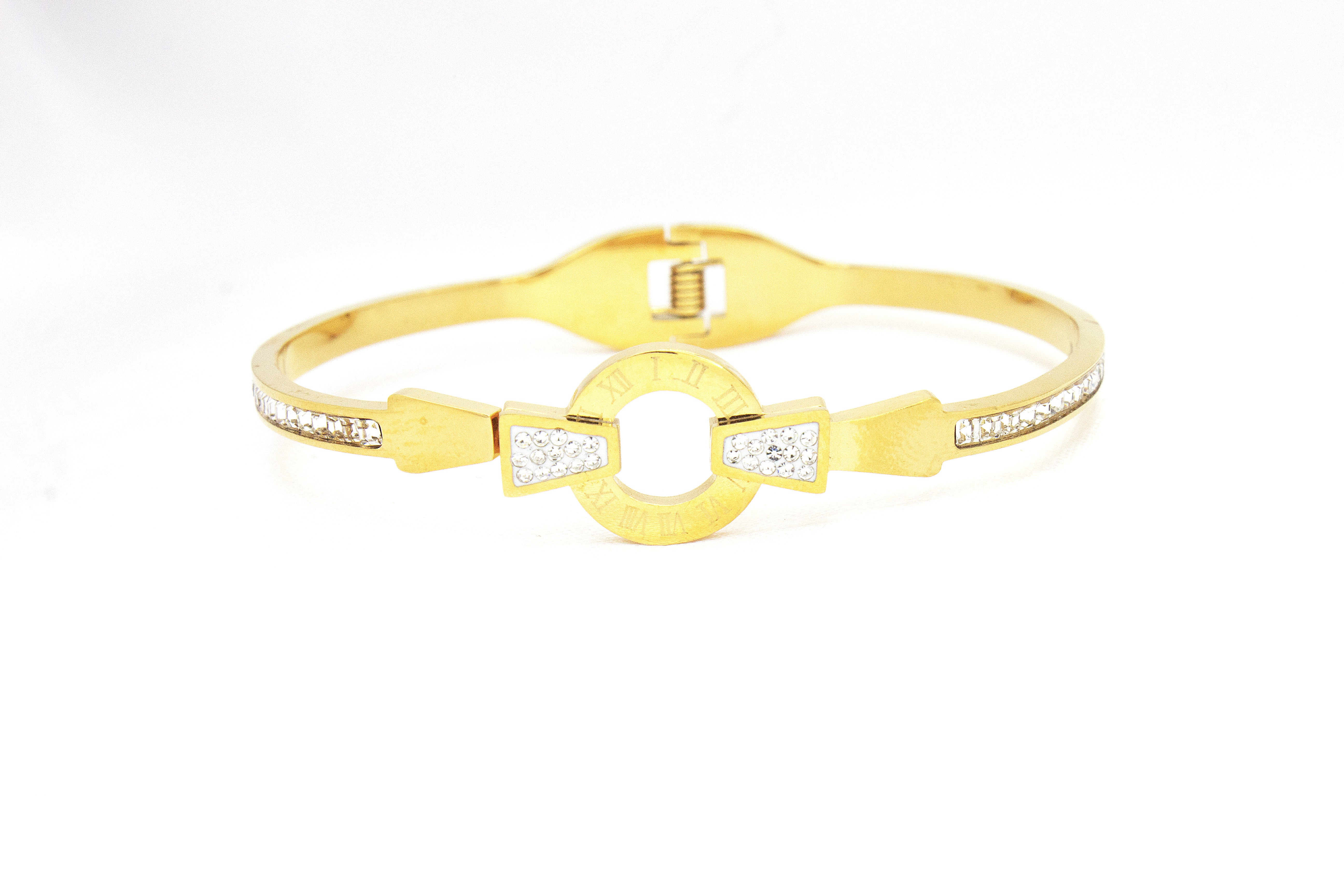 ROMAN DIAL INSPIRED GOLDEN BRACELET