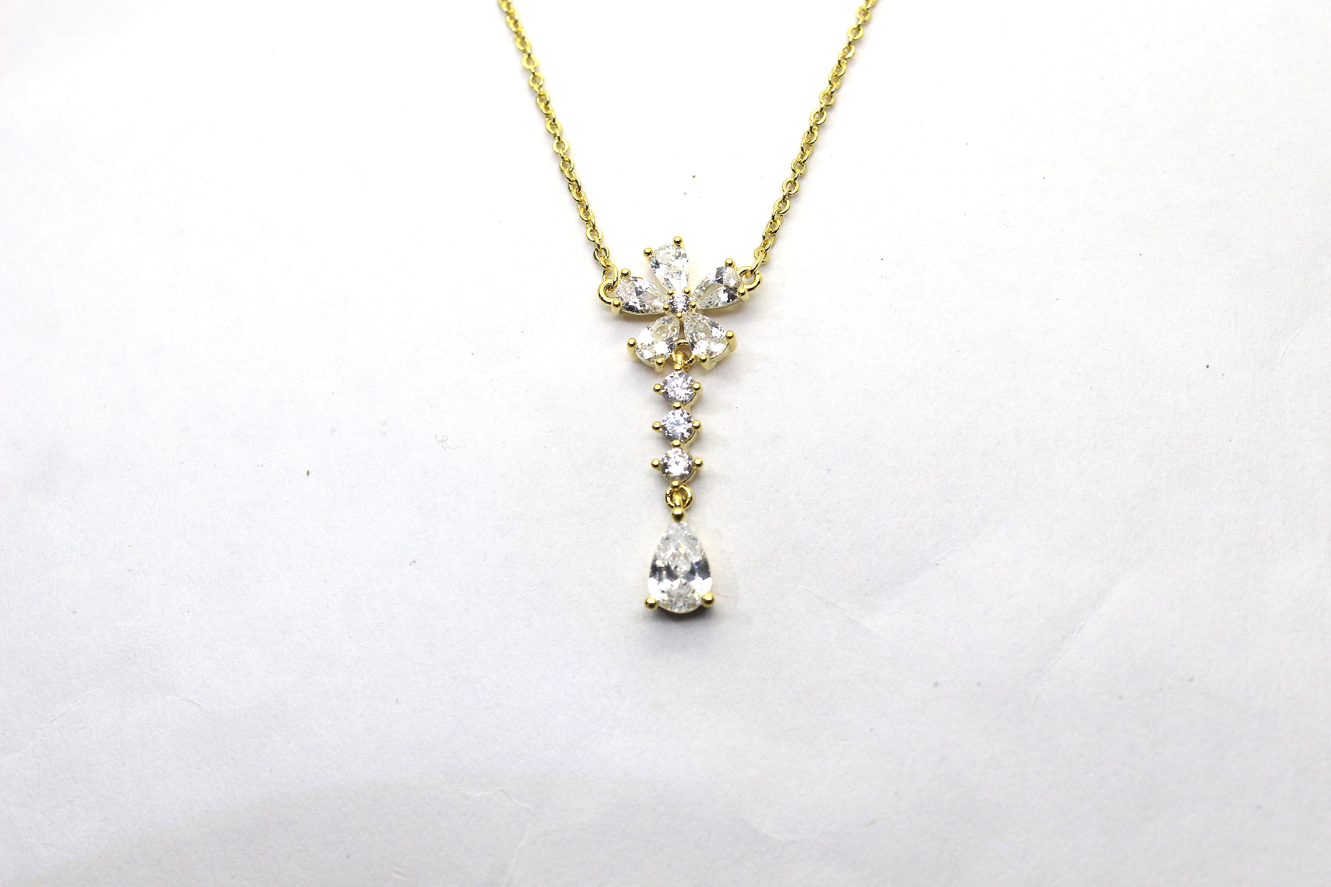 TEARDROP CASCADE NECKLACE