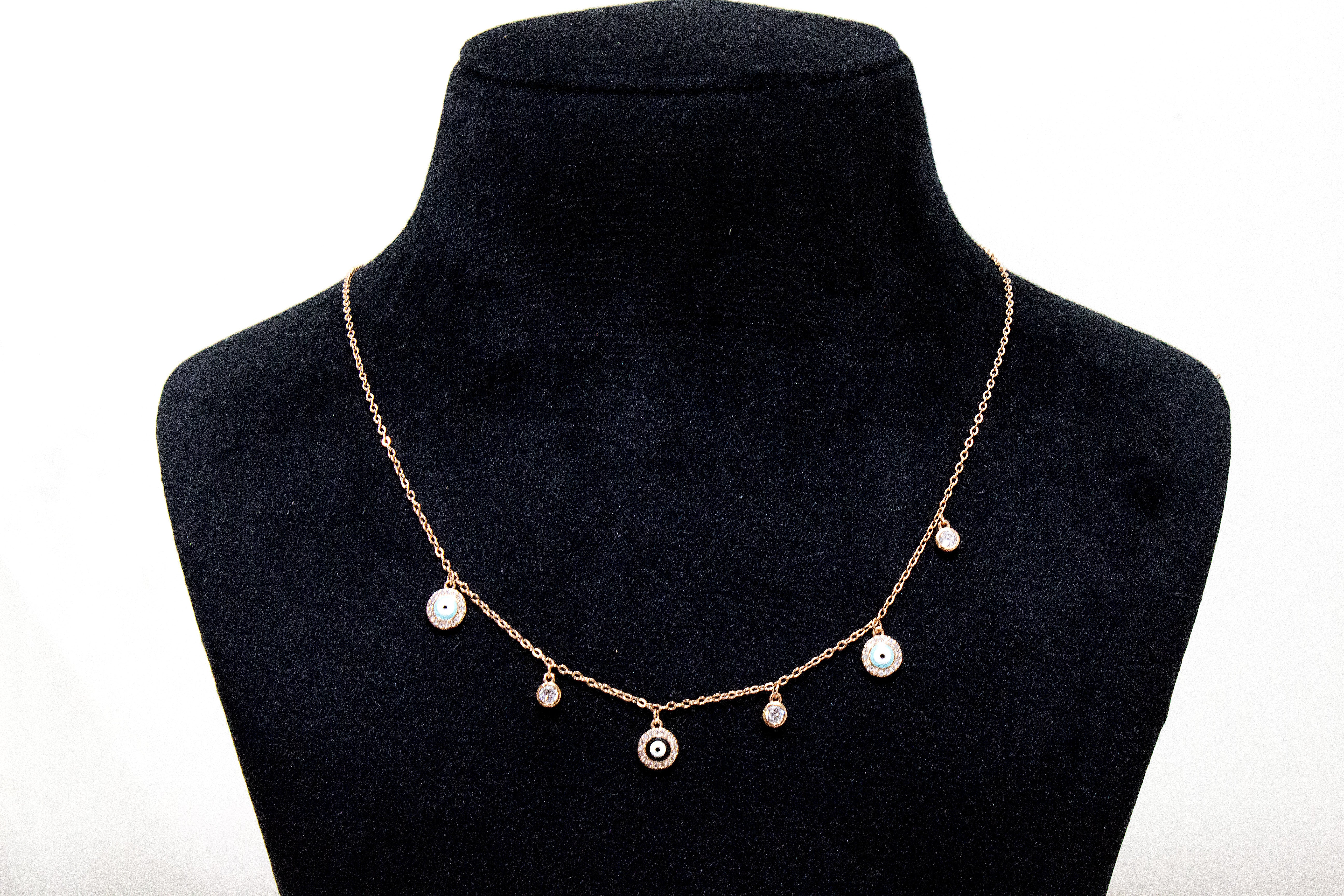 EVIL EYE DROP NECKLACE