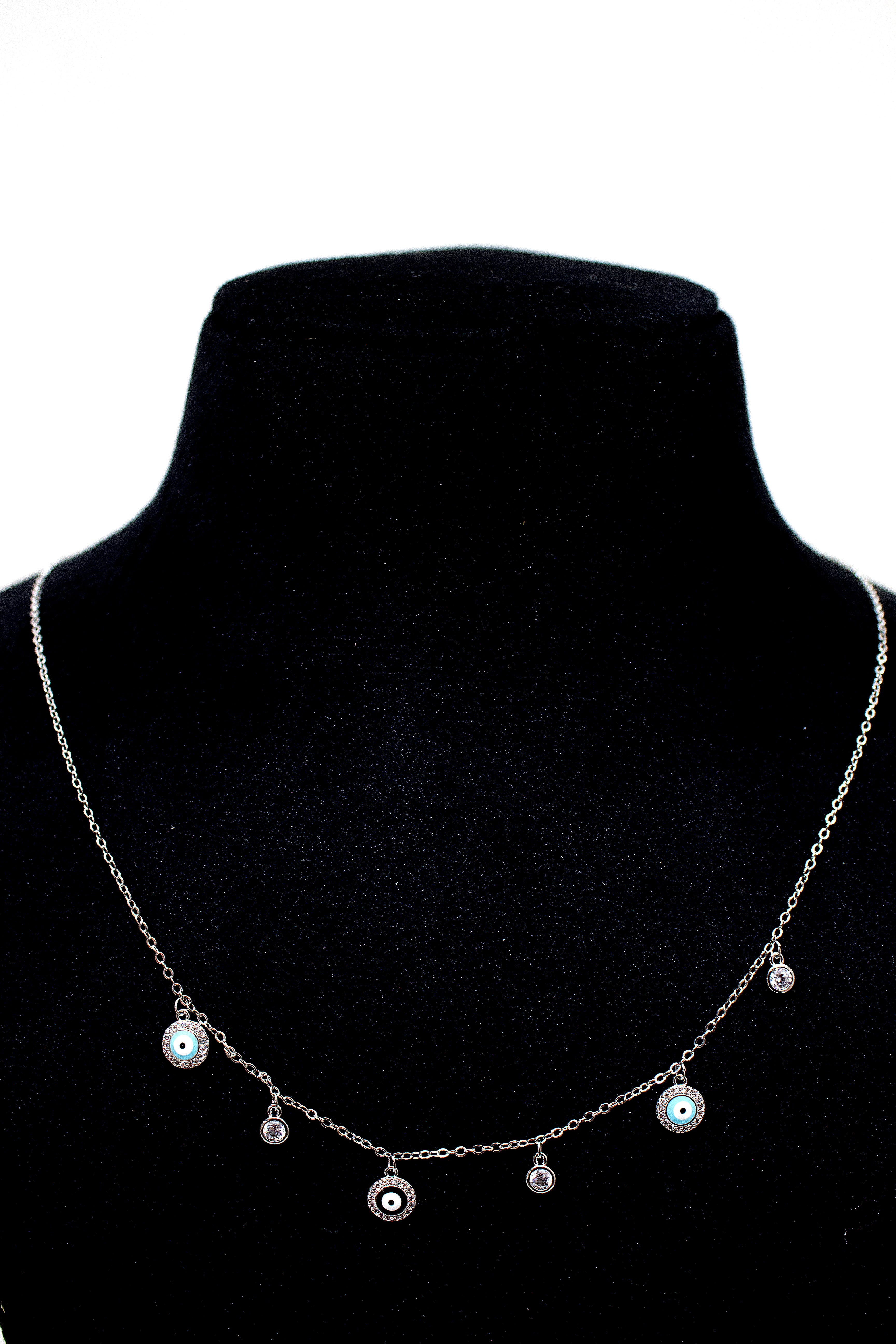 EVIL EYE DROP NECKLACE