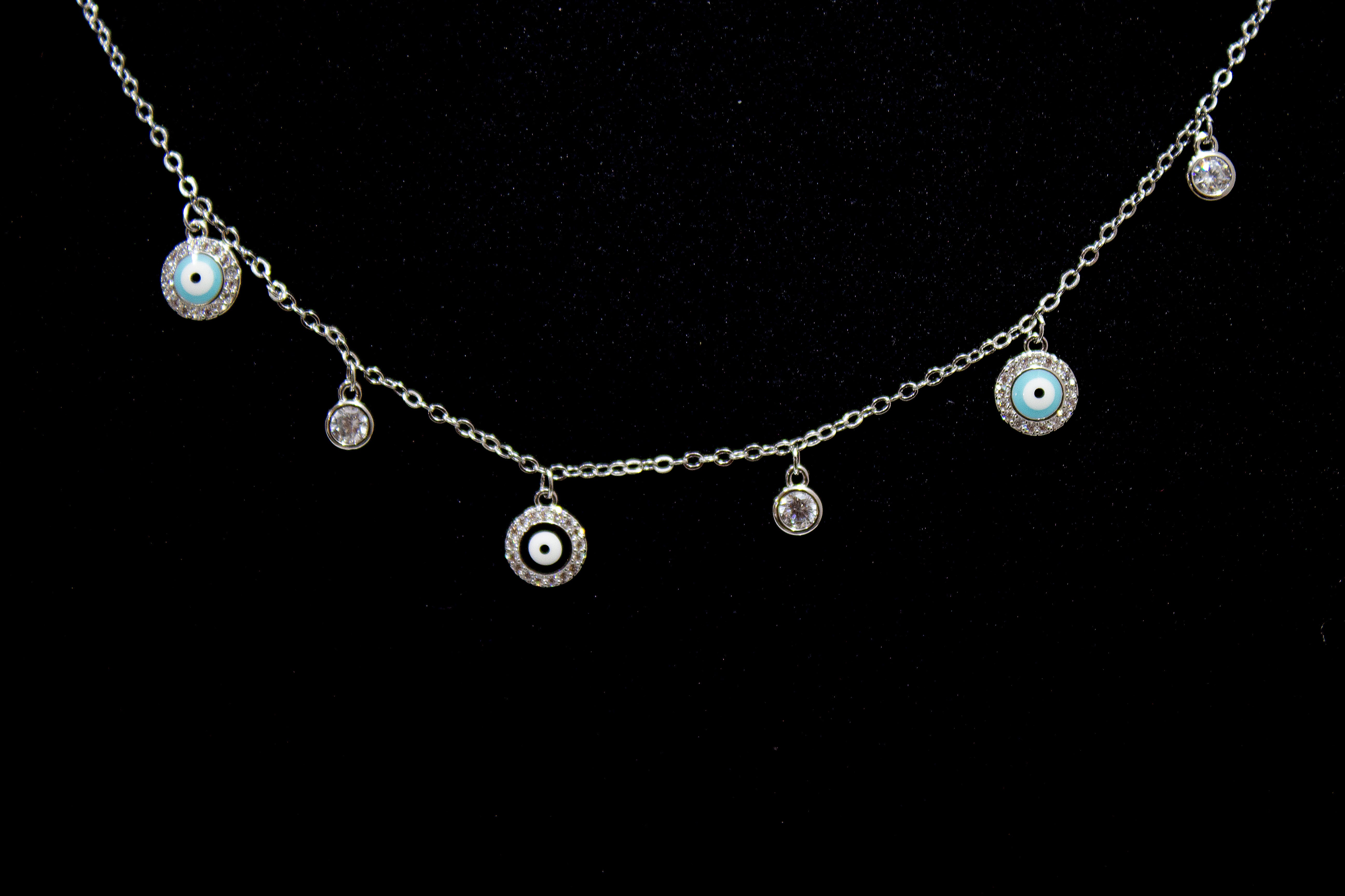 EVIL EYE DROP NECKLACE
