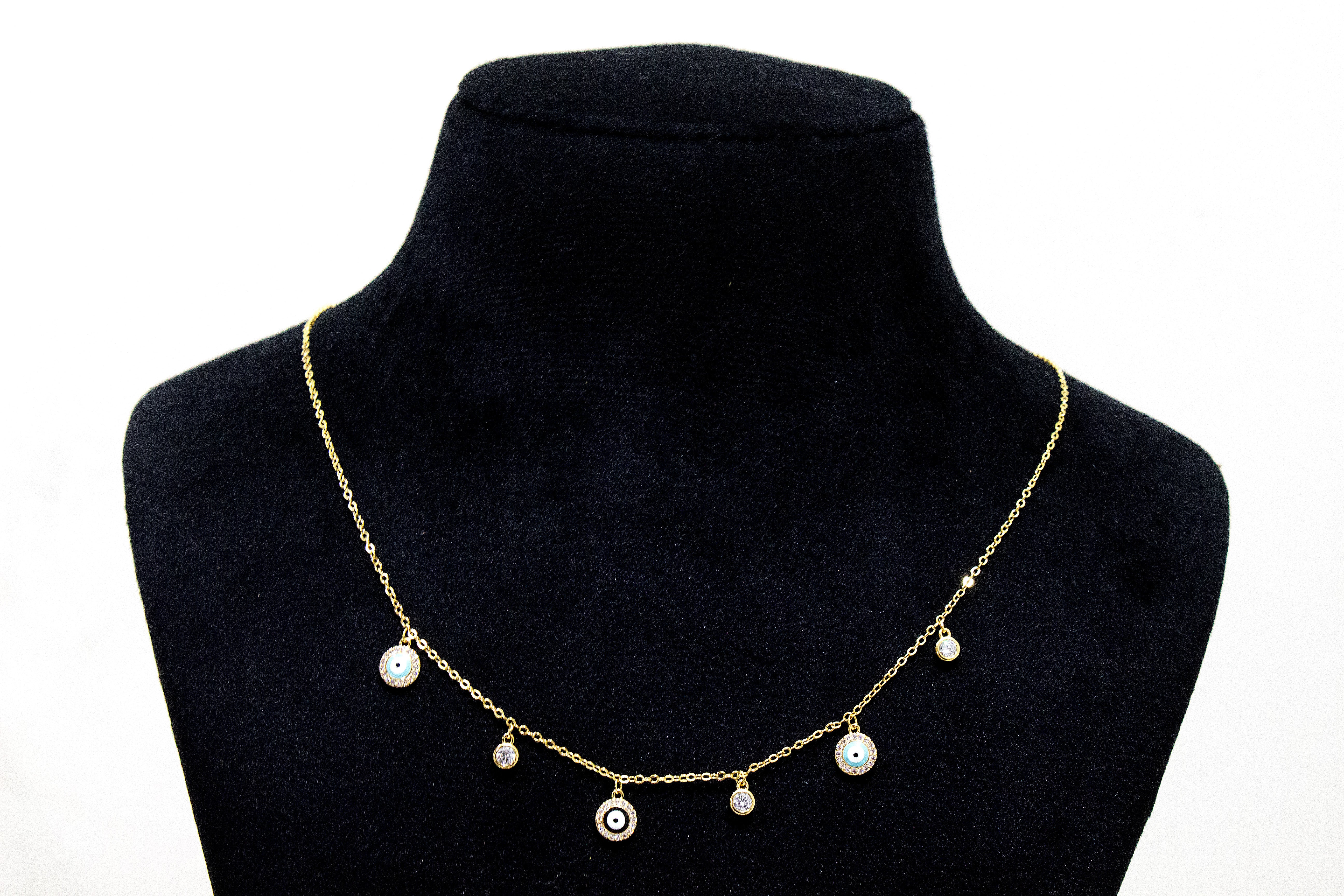 EVIL EYE DROP NECKLACE