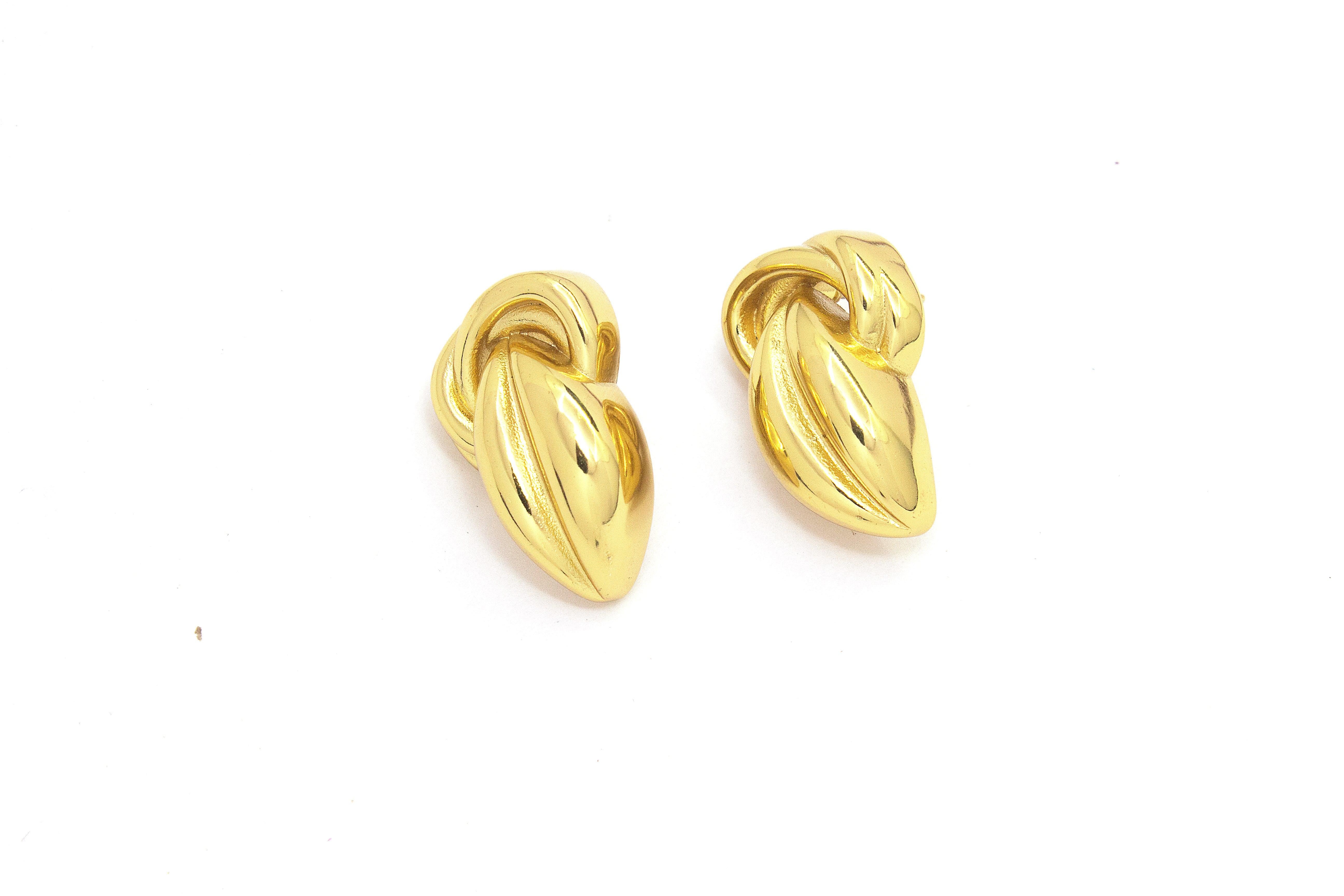 GOLD KNOT EARRINGS