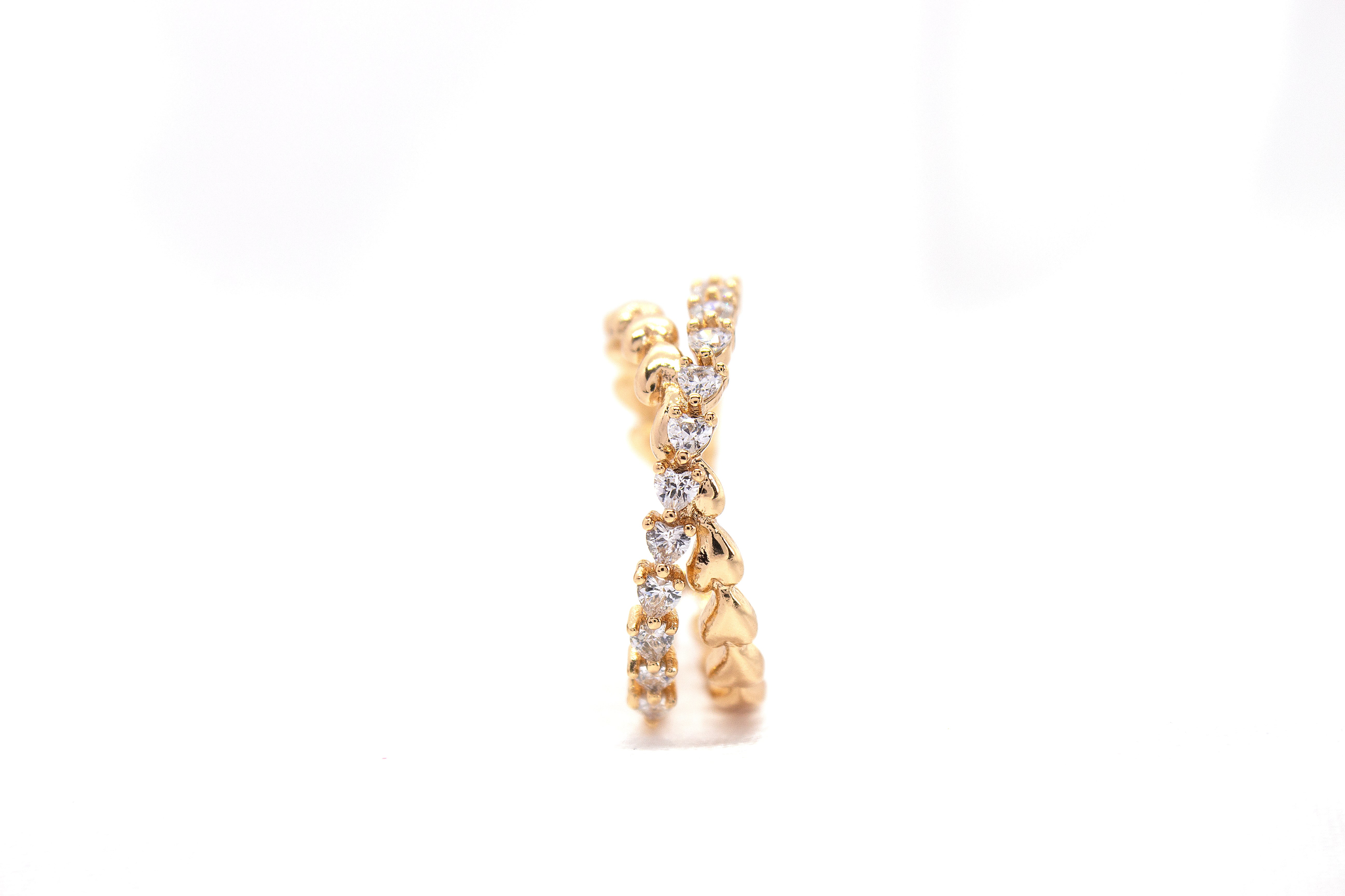 HEARTLINK ETERNITY ZIRCON ACCENTS RING