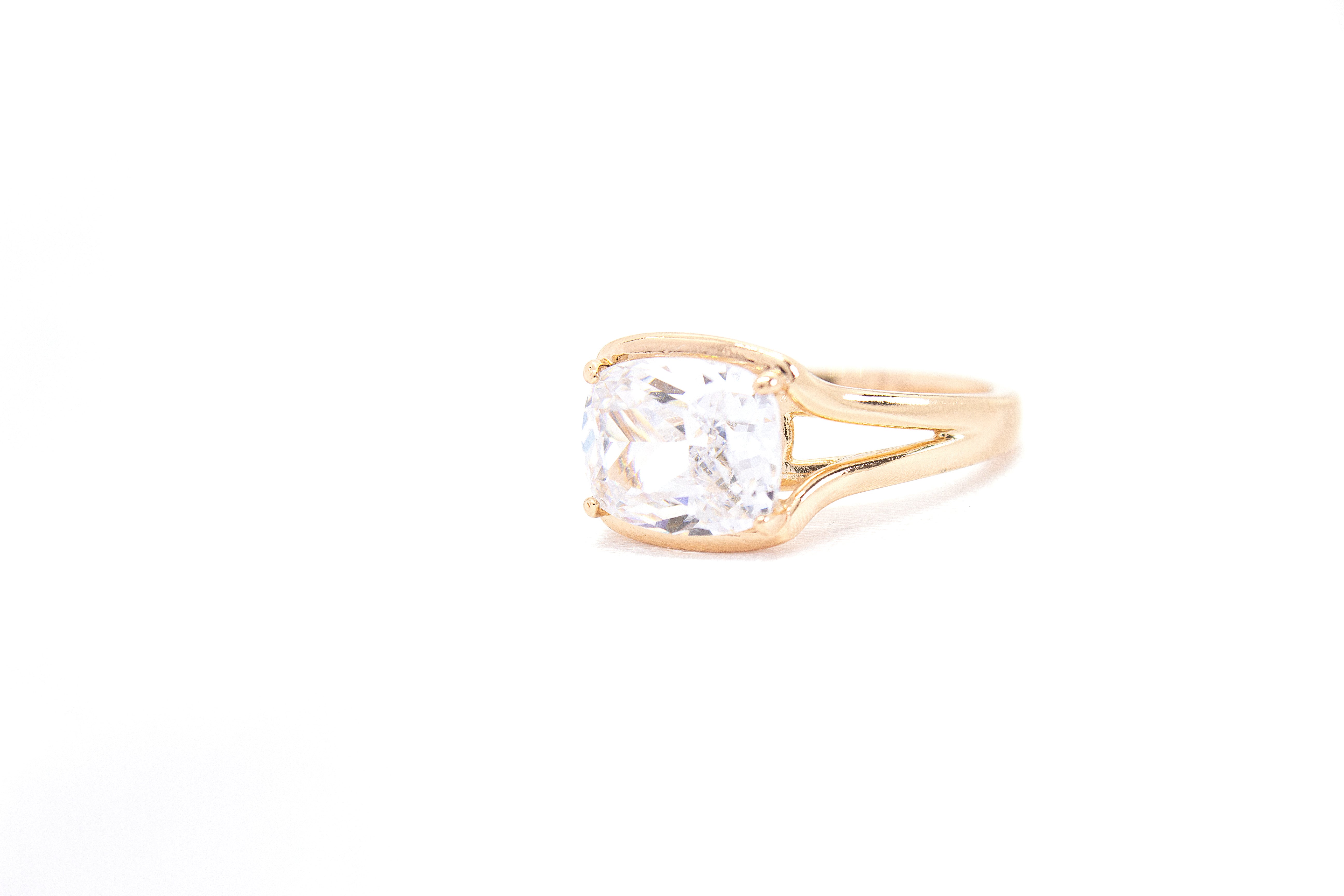 BOLD CUSHION-CUT STATEMENT RING