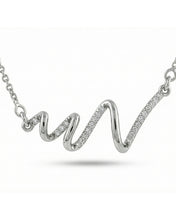 Minimal Wave Pendant Chain