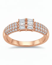 Baguette Cluster Crystal Ring