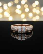 Baguette Cluster Crystal Ring