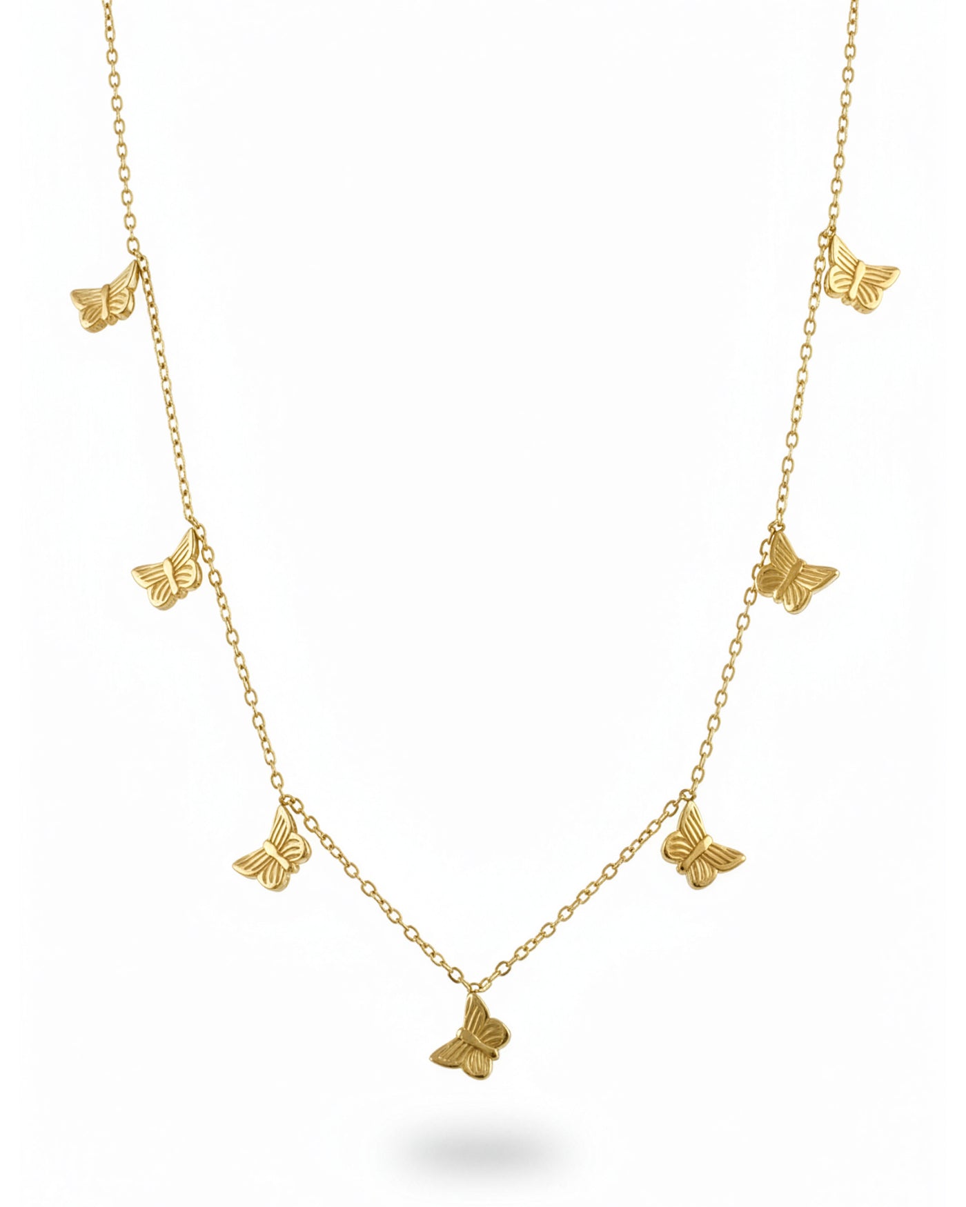 Butterfly Charm Chain Necklace