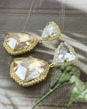 Champagne Crystal Luxe Drop Earrings
