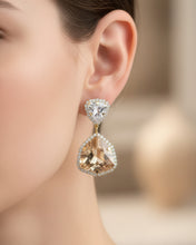 Champagne Crystal Luxe Drop Earrings