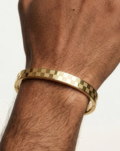 Checkered Texture Men’s Bracelet