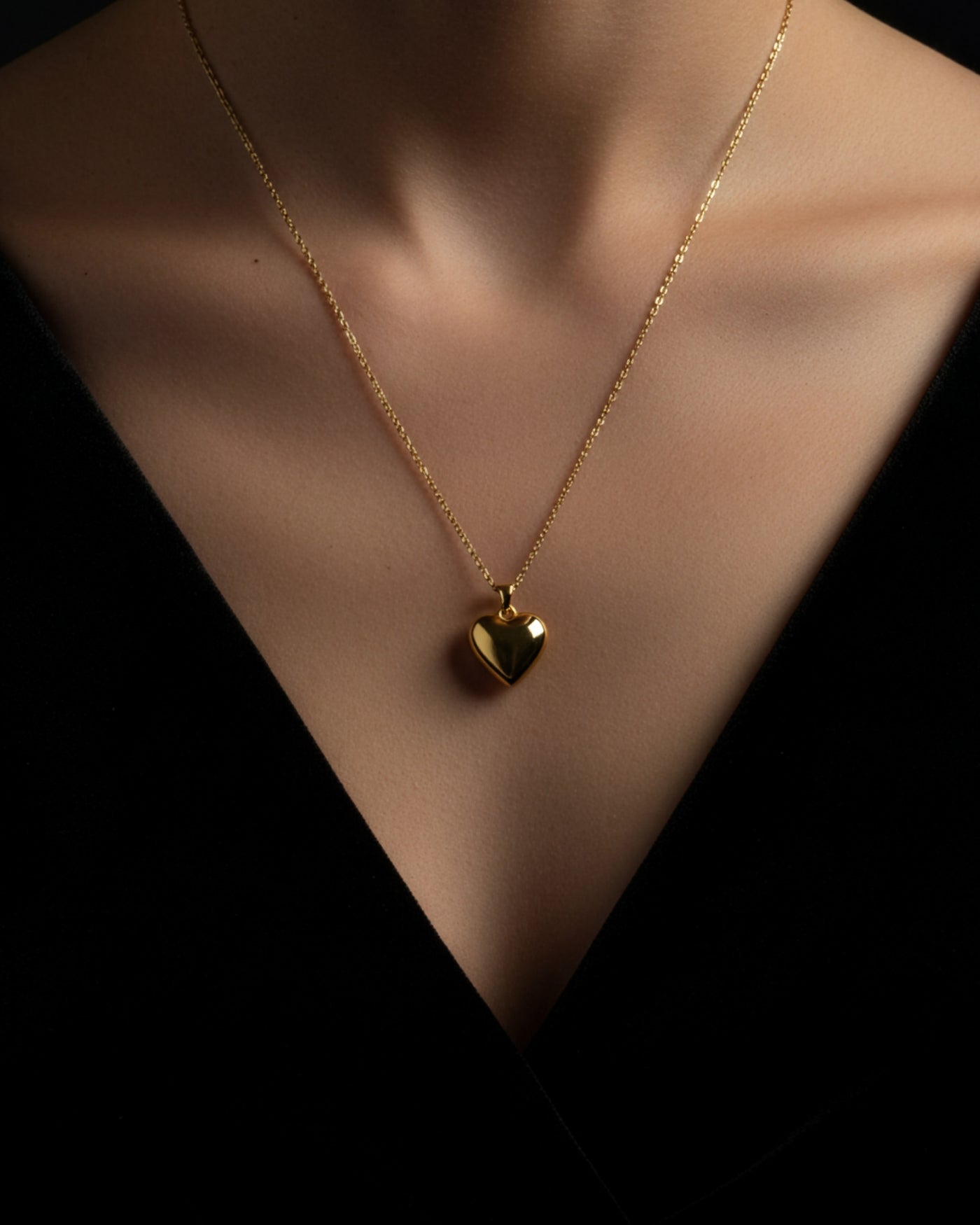 Classic Heart Pendant Chain