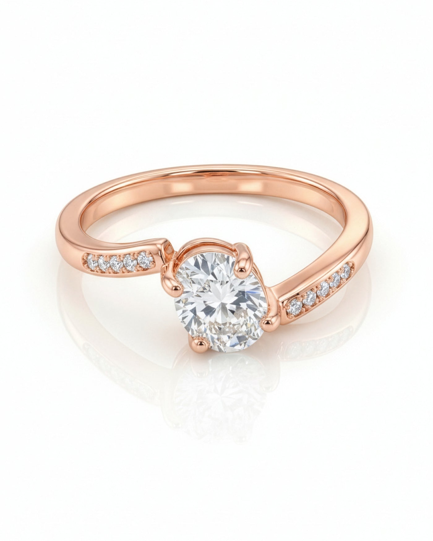 Classic Oval Solitaire Ring