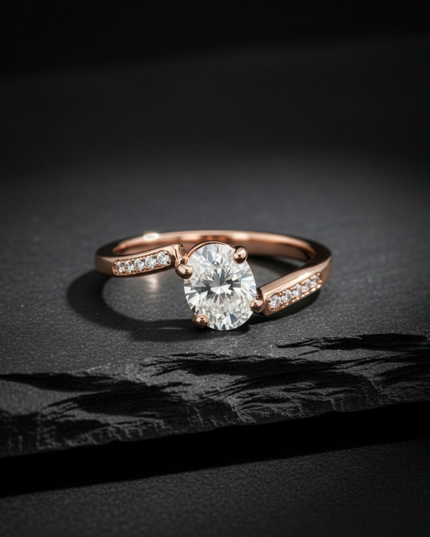 Classic Oval Solitaire Ring