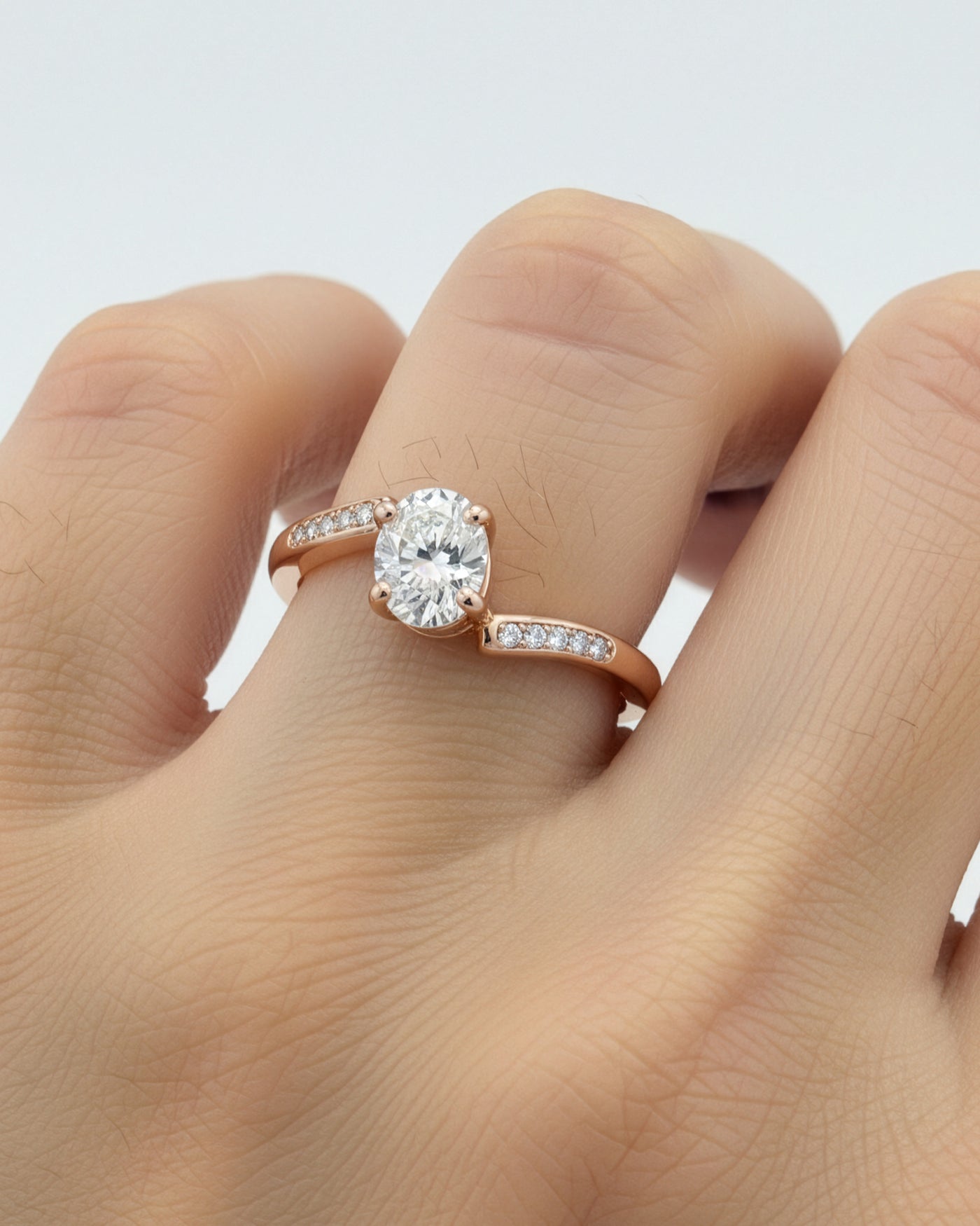Classic Oval Solitaire Ring