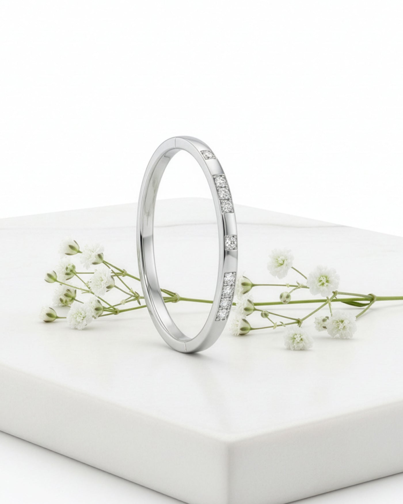 Crystal Accent Minimal Bracelet