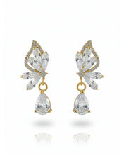 Crystal Butterfly Drop Earrings