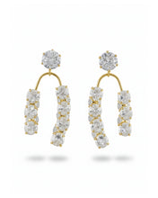 Crystal Cascade Drop Earrings