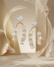 Crystal Cascade Drop Earrings