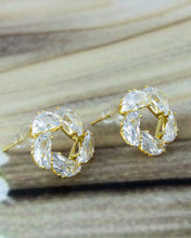 Crystal Petal Cluster Earrings
