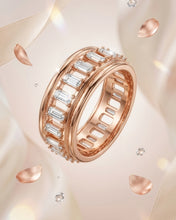 Eternity Baguette Crystal Band Ring