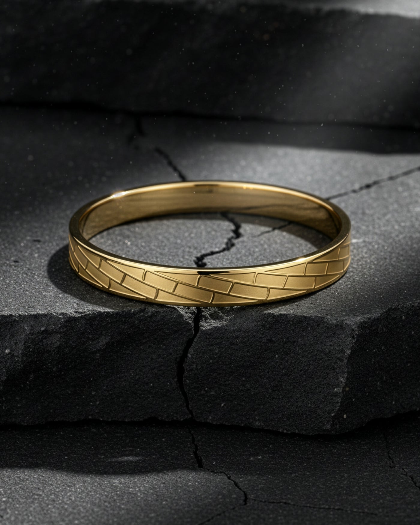 Geometric Texture Men’s Bracelet