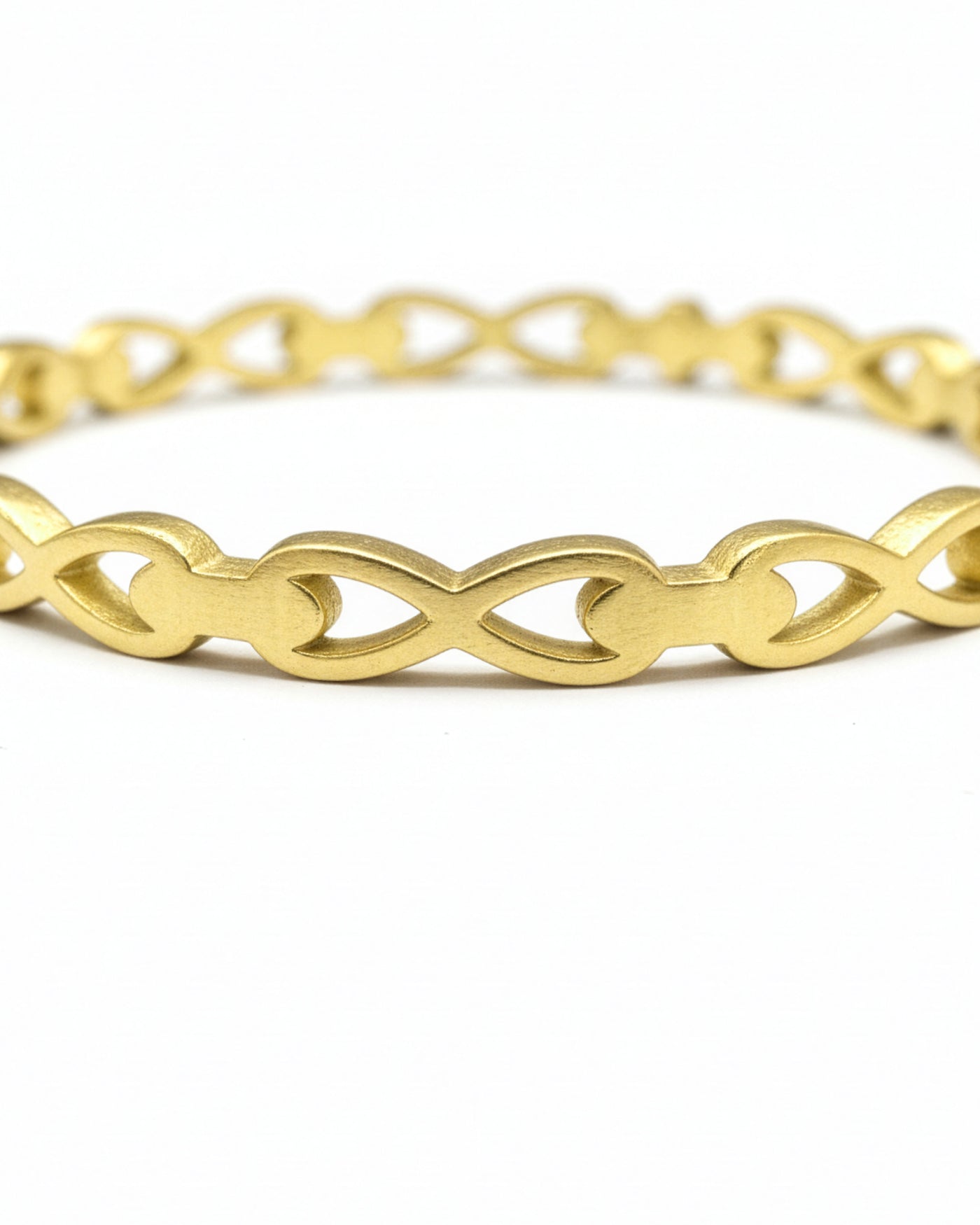 Infinity Link Gold Bracelet