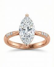 Marquise Solitaire Crystal Ring