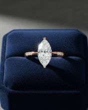 Marquise Solitaire Crystal Ring