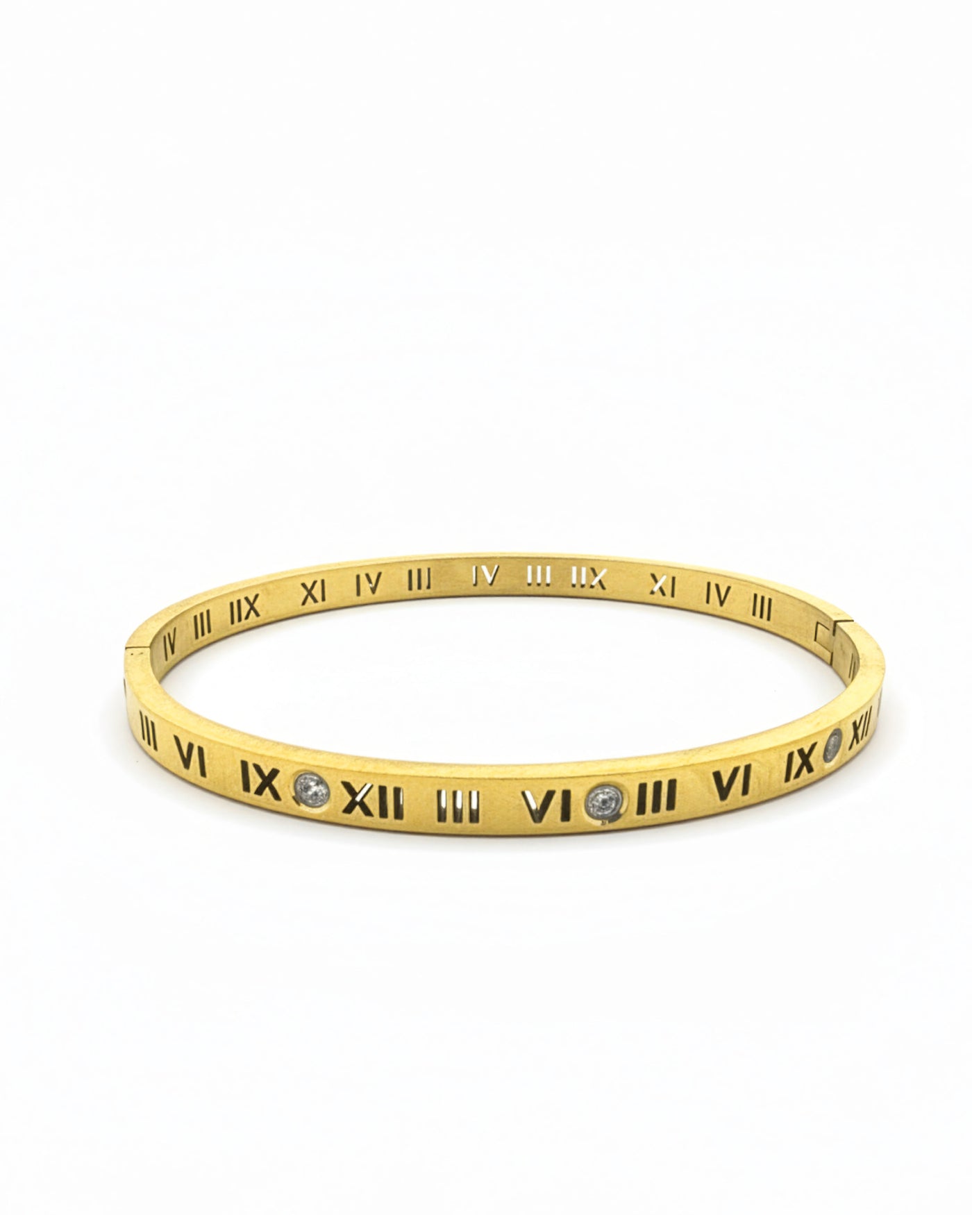 Roman Numeral Crystal Minimal Bracelet