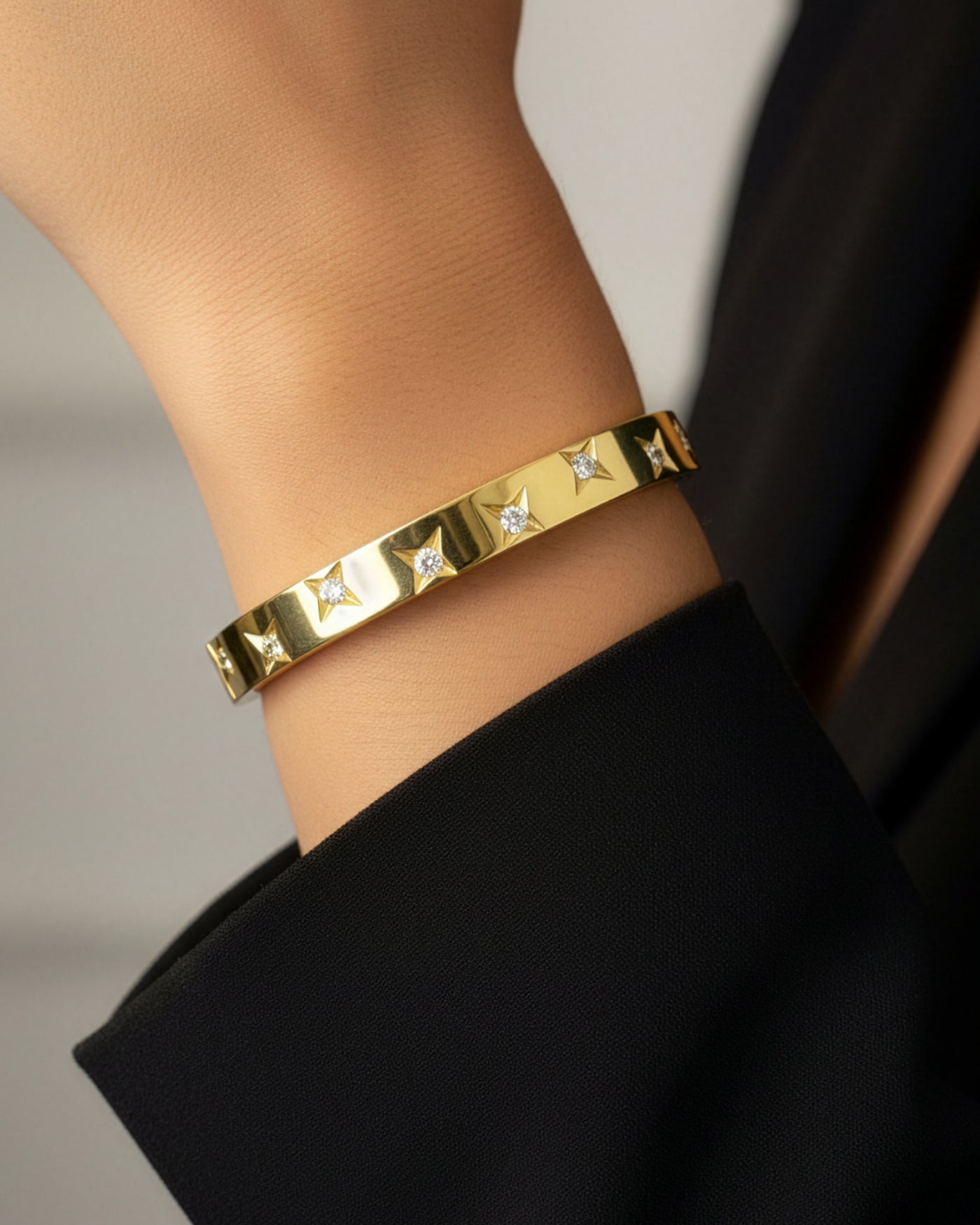 Star Studded Crystal  Bracelet