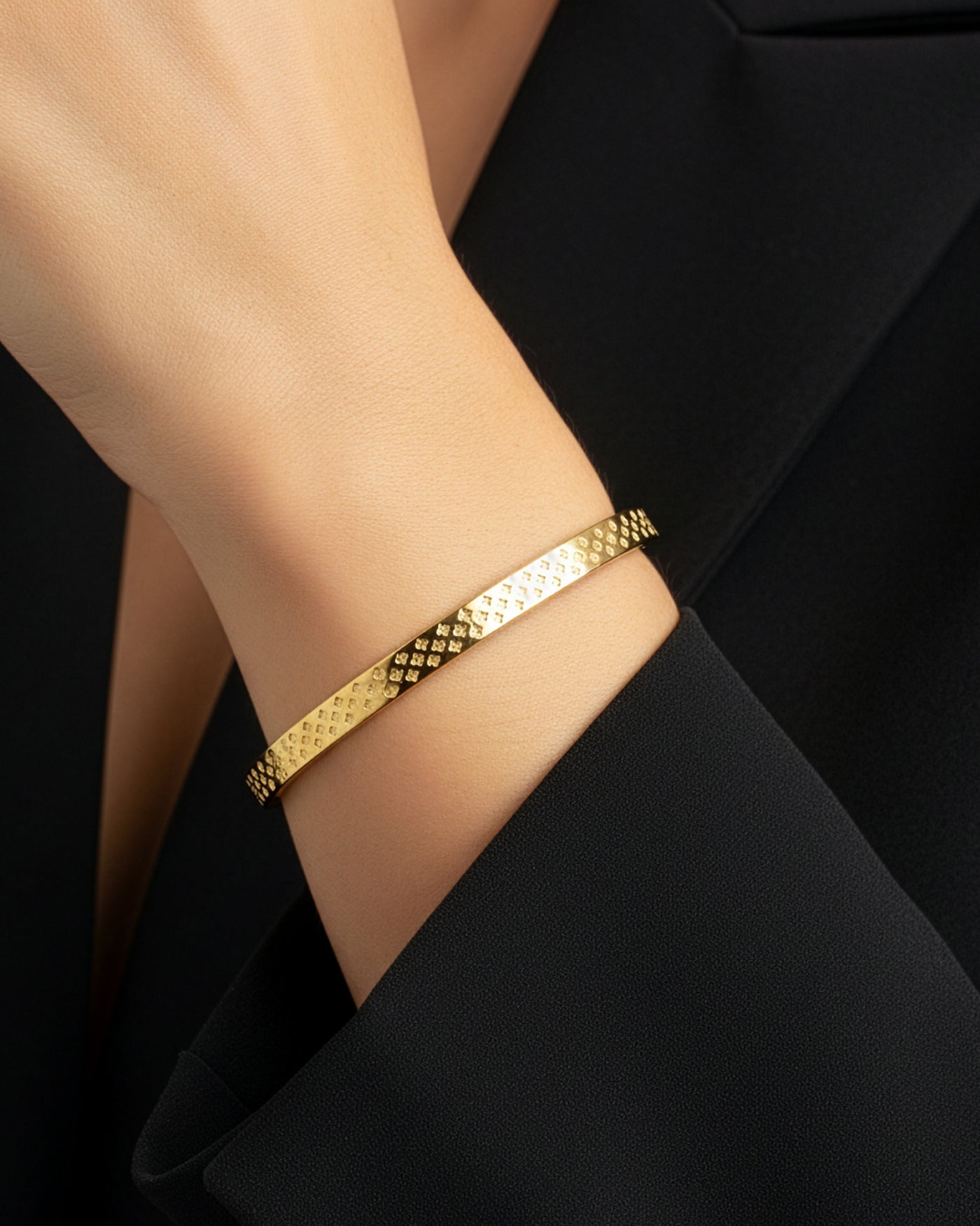 Textured Trio Stack Combo Bracelet
