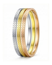 Textured Trio Stack Combo Bracelet