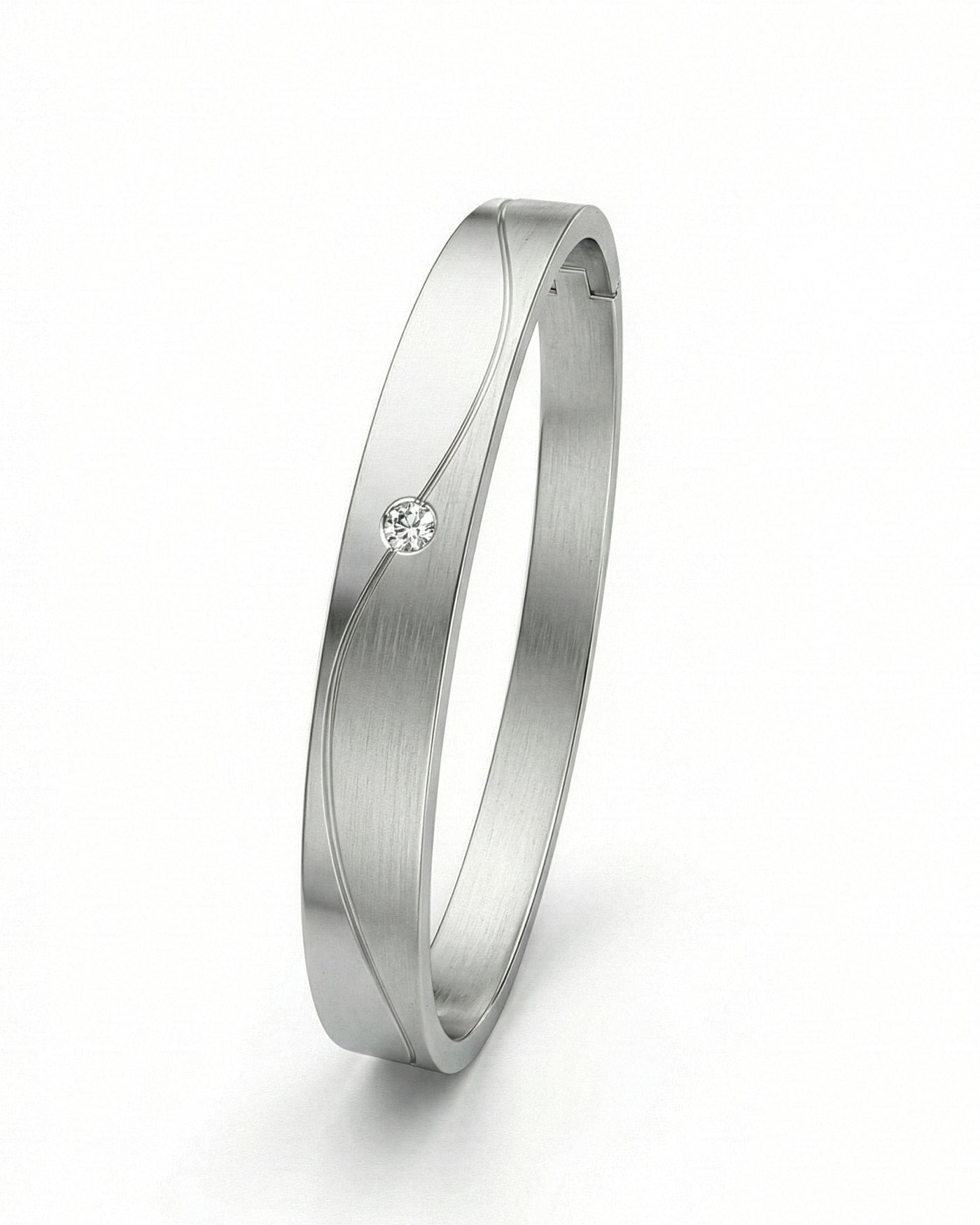 Wave Line Stone Men’s Bracelet
